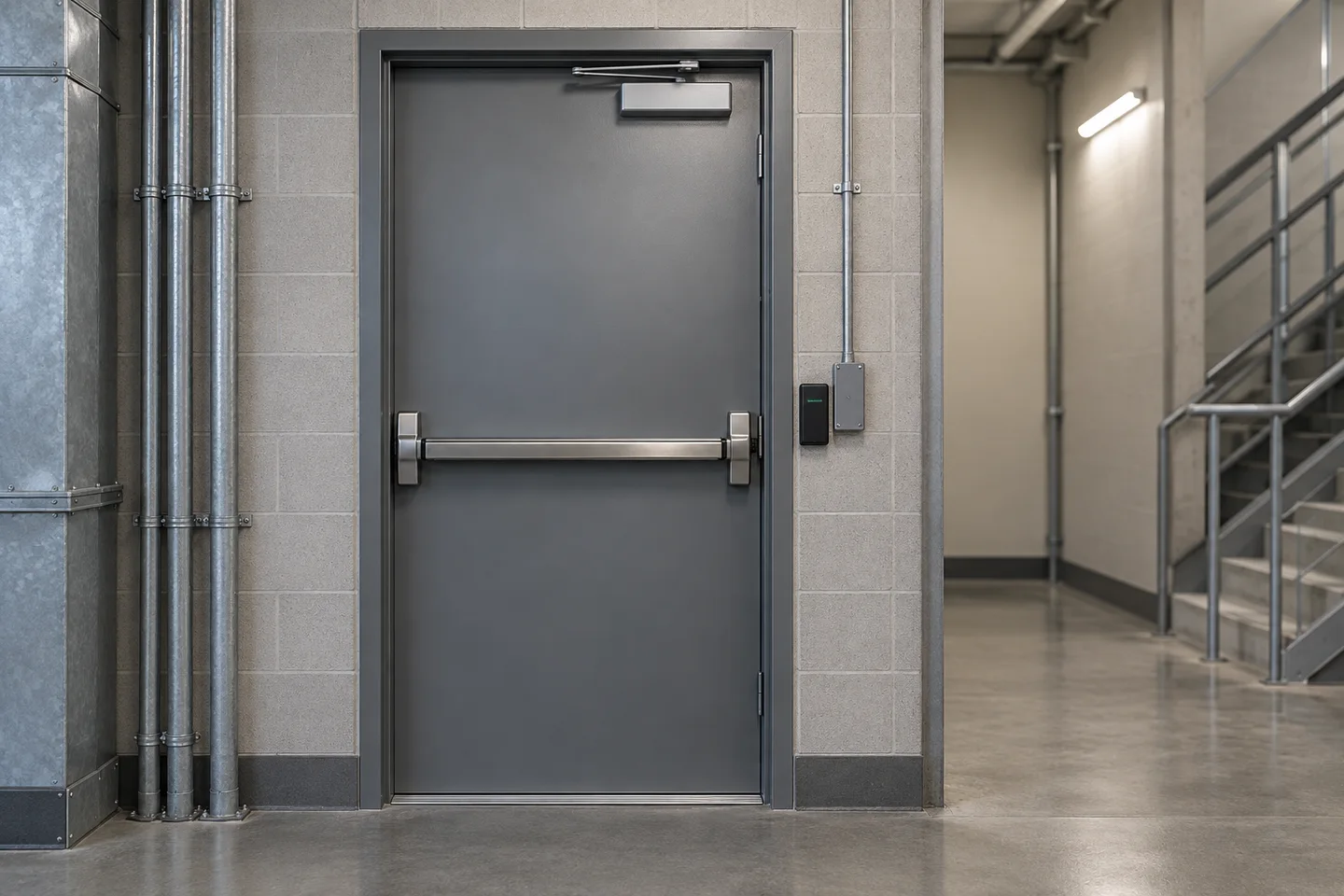 Steel Emergency Exit Doors: Specification, Hardware and Compliance Guide